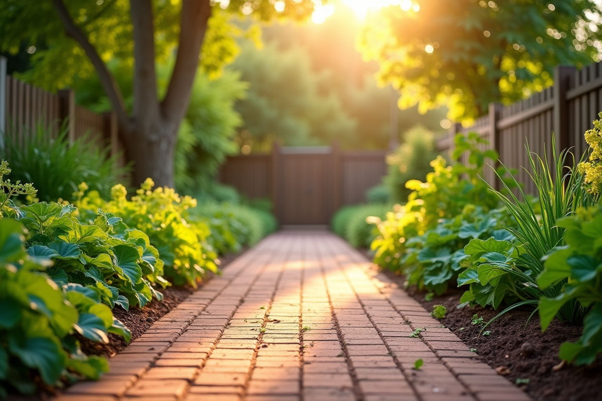 allée potager